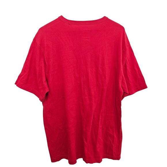 NHL Detroit Red Wings T-Shirt Men Size Large Red Embroidered Hockey Short Sleeve - Picture 3 of 8